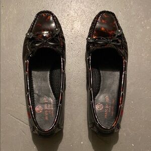 Marc Joseph Black and Brown Loafers with Bow Detail with original box